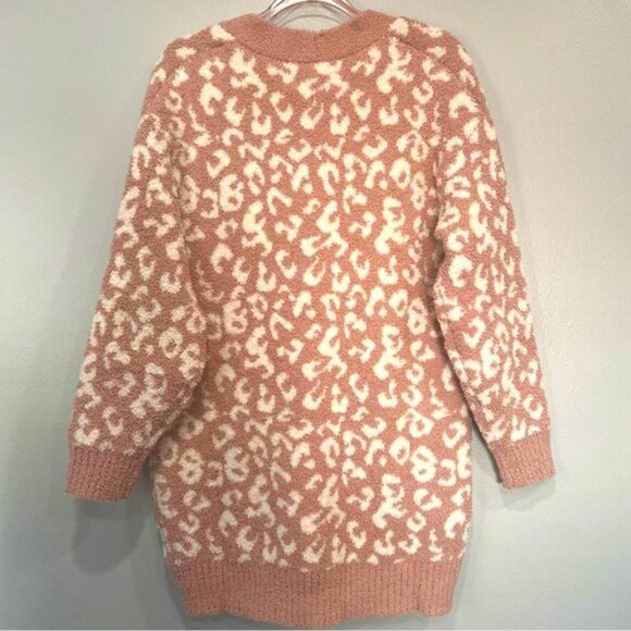 UGG women Joselyn leopard print cardigan Size M - Picture 4 of 15
